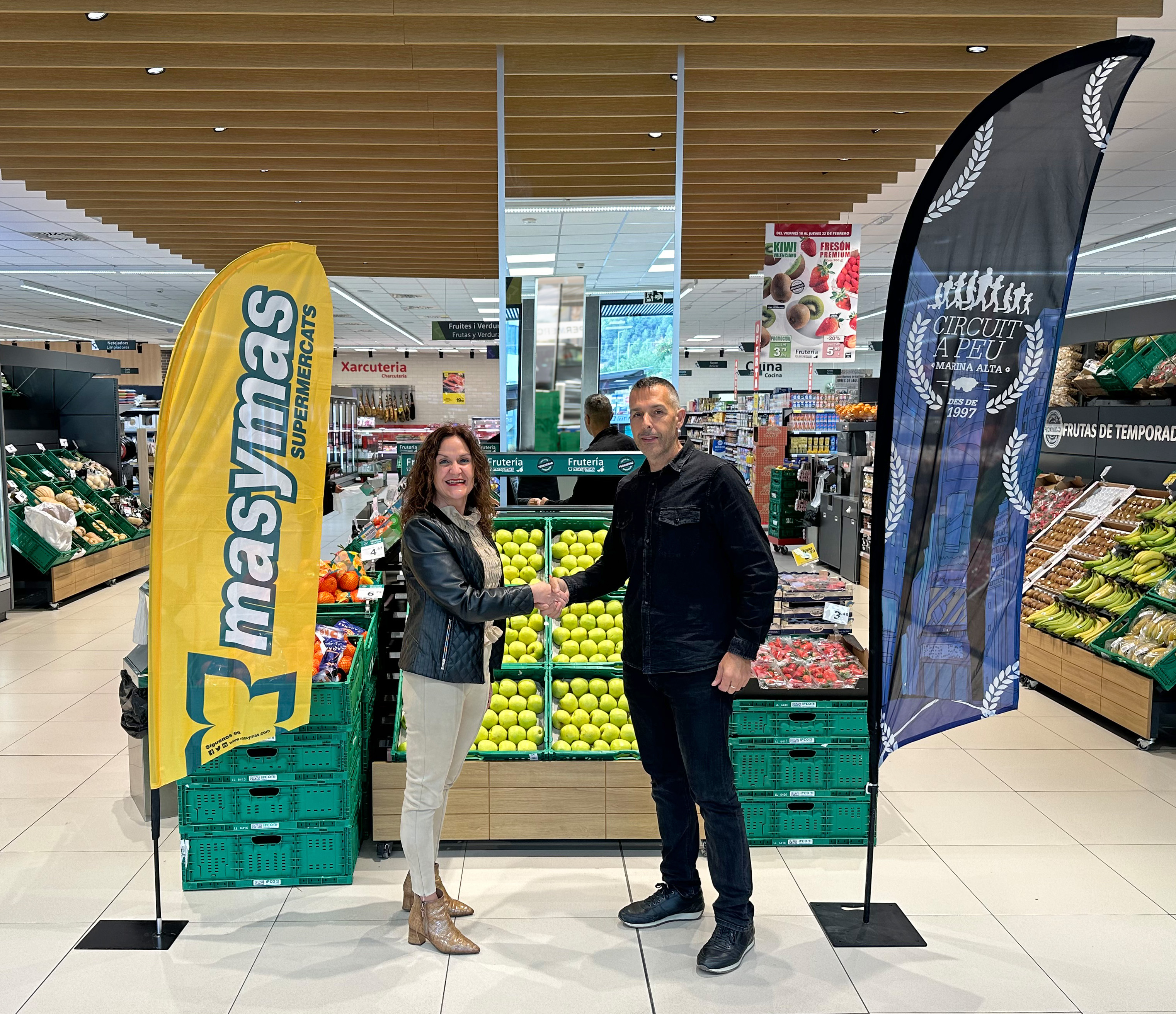 Masymas Supermercados donará el avituallamiento saludable al Circuit a Peu a la Marina Alta