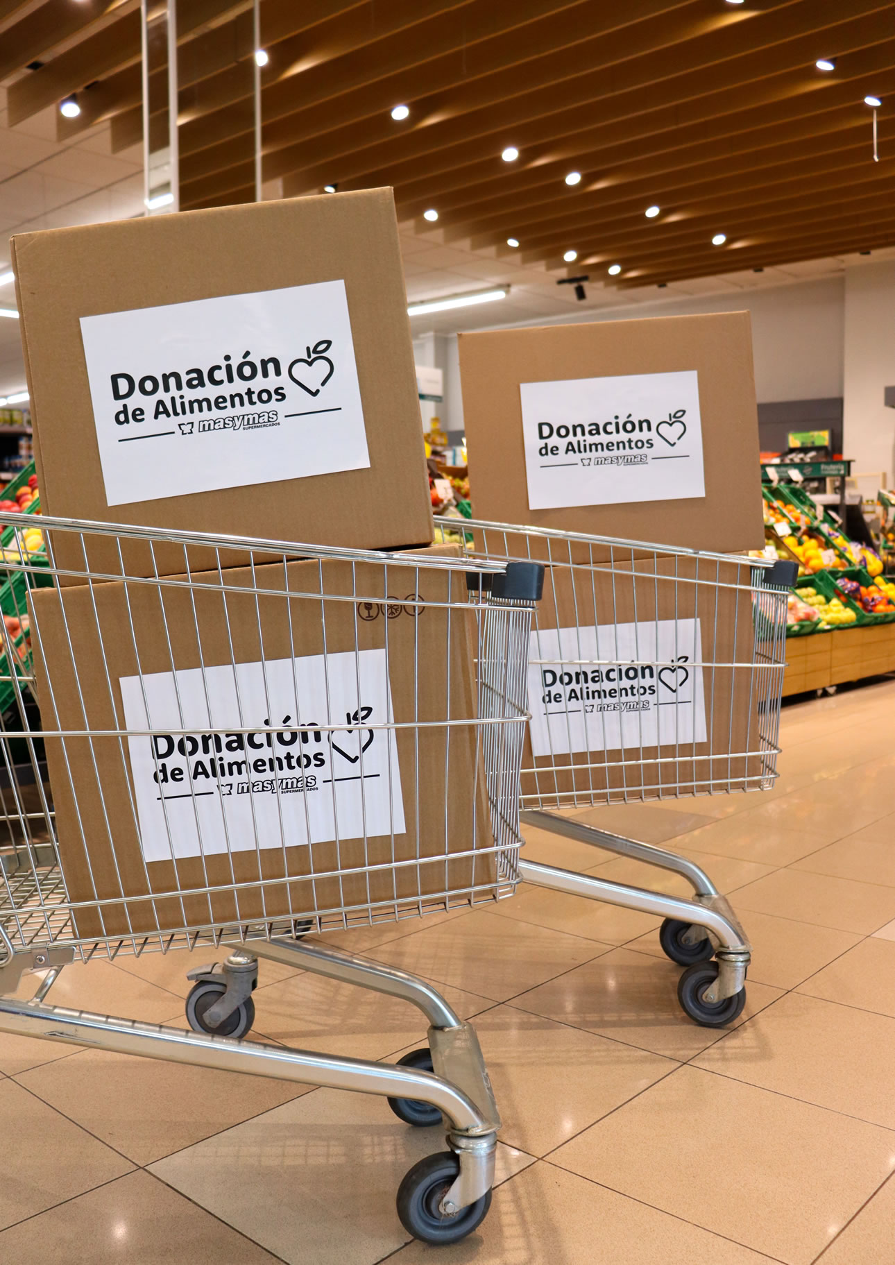 Masymas Supermercados evita el desperdicio de 1.970 toneladas de alimentos y dona 355 a entidades sociales